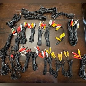 Misc TV Cables ~ 24 in all